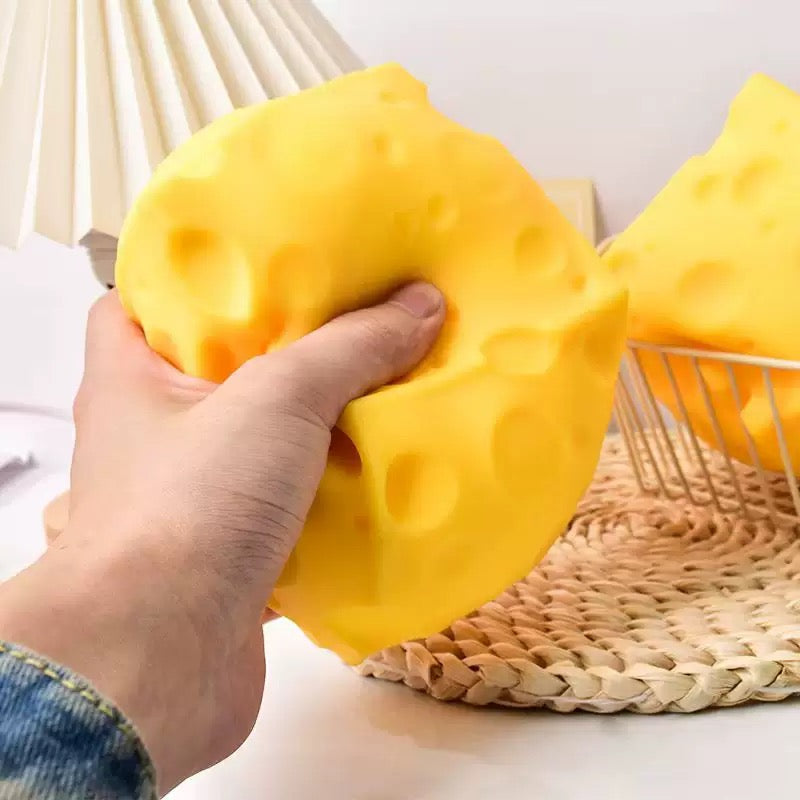🧀💛 Jumbo Cheese Squishy (No Box)