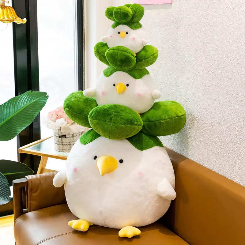 🐥 Cute Veggie Bird Plush Toy