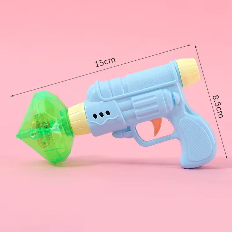 🔫✨ LED Gun Spinning Top Toy