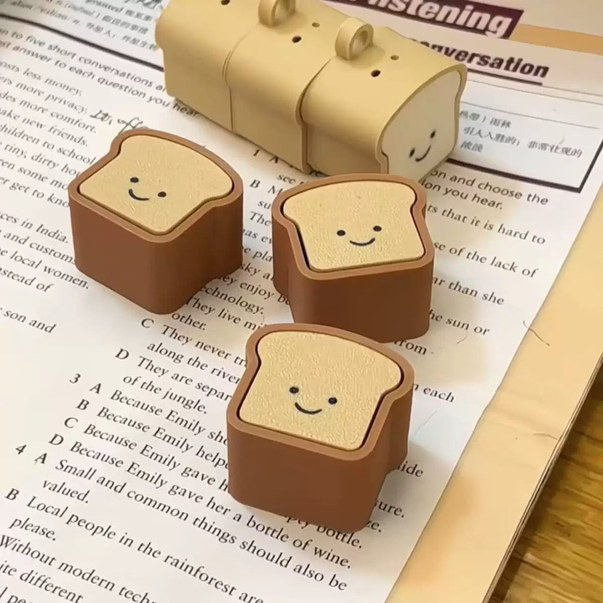 Mini Stress Relief Clicker Keychain