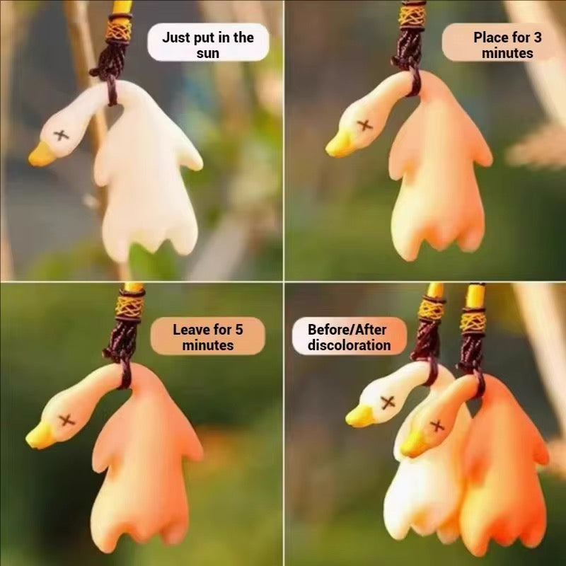 🦆☀️ Color-Changing Roast Duck Pendant