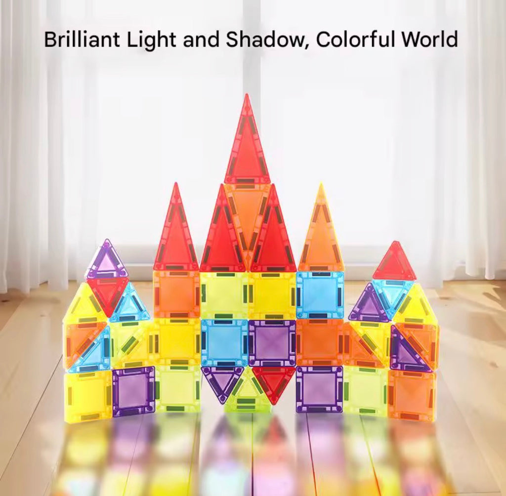 🧲✨ Magnetic Tiles Travel Set (56 PCS)