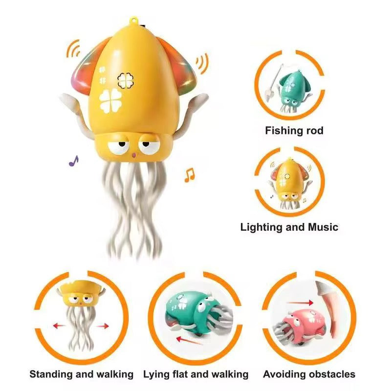 Goofy Dancing Octopus : Auto Avoidance, Sensory Relazation, Electric Toy for kids & Adults